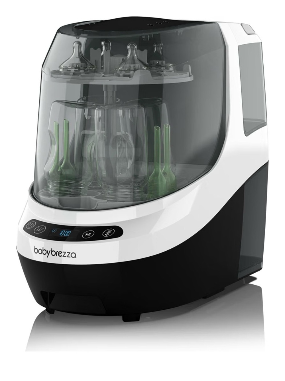 Baby Brezza Bottle Washer Pro CLEAN and WORKS Great Condition! Black & White